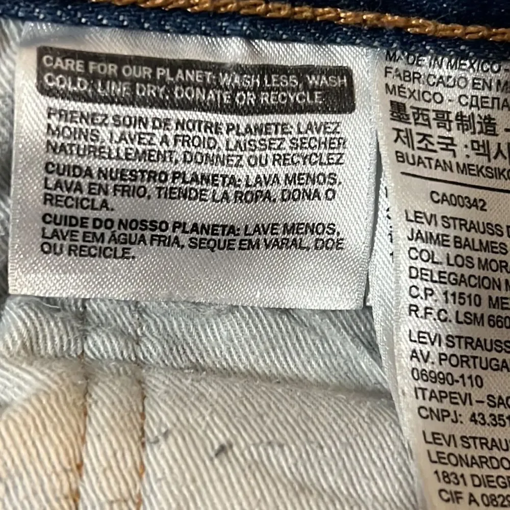 Levi’s Men 501 Button Fly jeans Straight Leg Medium Wash Blue Jeans  36 X 32